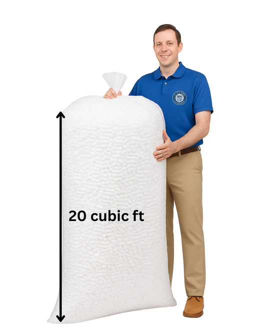 20 CUBIC FT Bag White Packing Peanuts