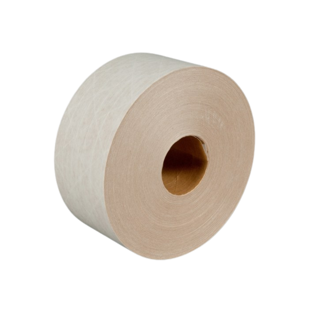 3” 70MMX450’ Water Activated Reinforced White Tape