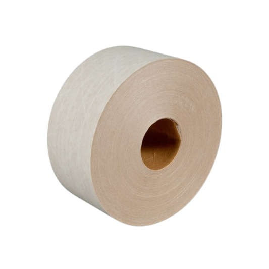 3” 70MMX450’ Water Activated Reinforced White Tape