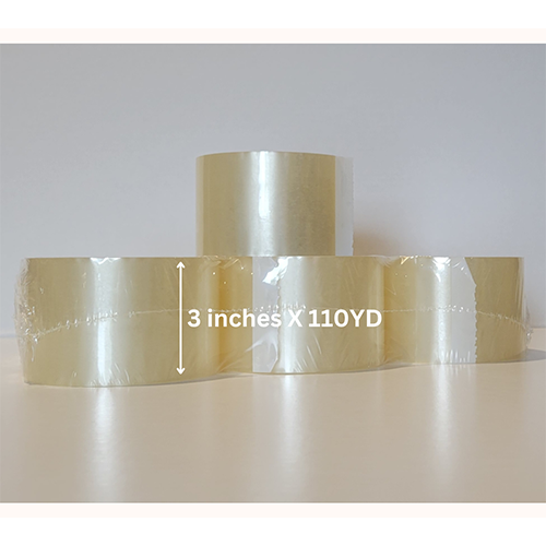 3” 2MILX110YD Clear Packing Tape