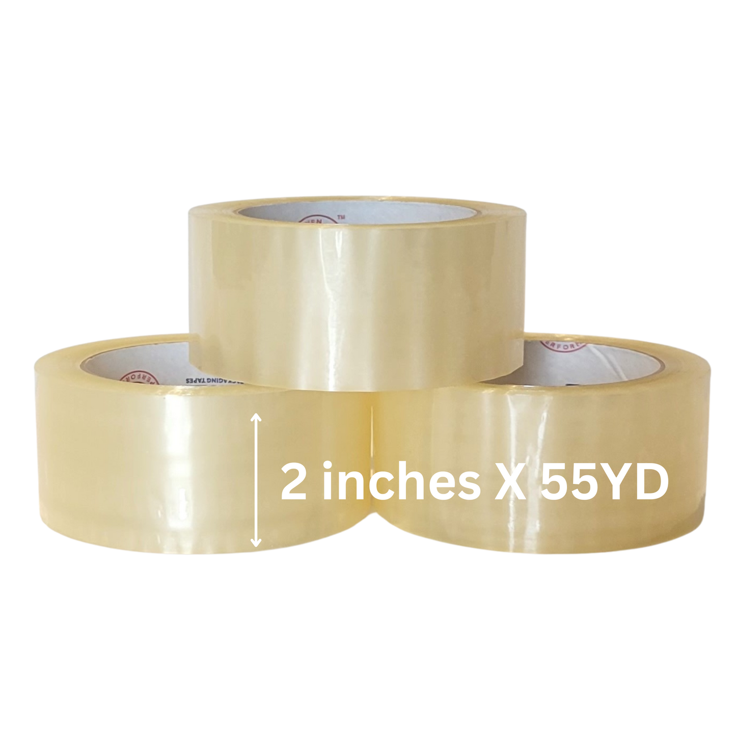 2” 2.6MIL X 55YD Clear Packing Tape