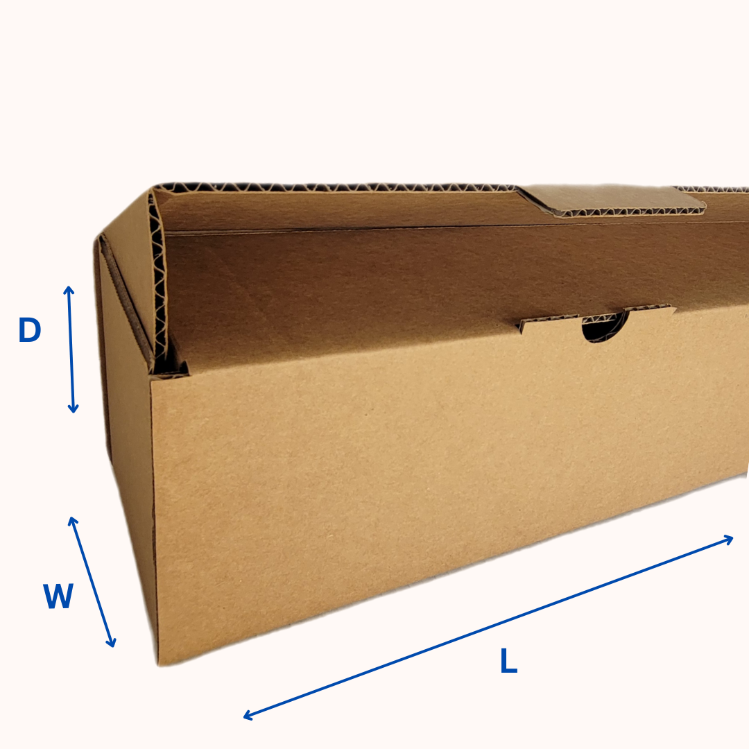 43L X 5.5W X 5.5D - Locking Tab Mailer