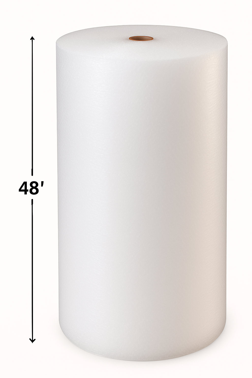 3/16” Small Bubble Wrap – 48” x 500’ (No Slit, Perforated Every 12”)